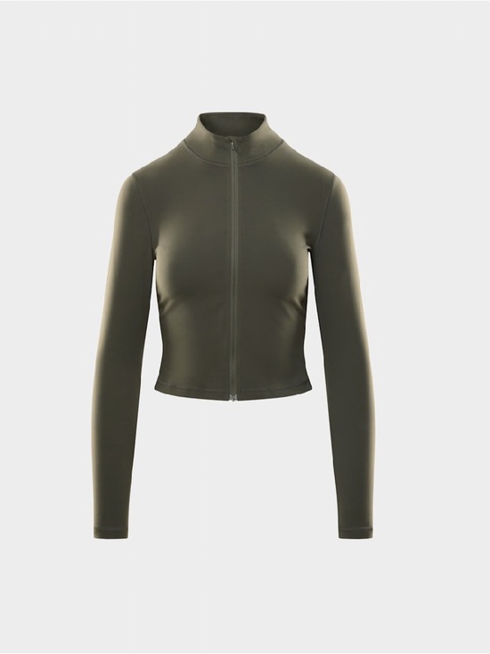 Aritzia Jackets & Blazers - Aritzia BUTTER Limit Zip-Up
Sweat-wicking mockneck zip-up size small